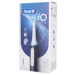 אורל בי מברשת שיניים חשמלית iO3 (שחור)