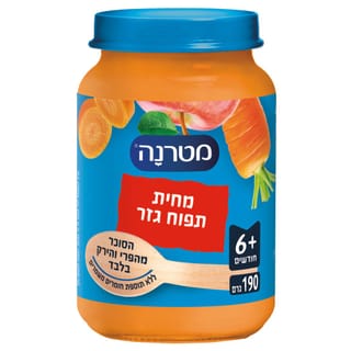 מטרנה מחית תפוח גזר 190 גרם
