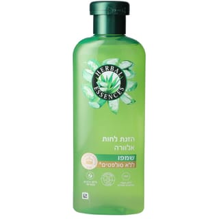 הרבל אסנס - שמפו אלוורה ללא סולפטים 350 מ"ל